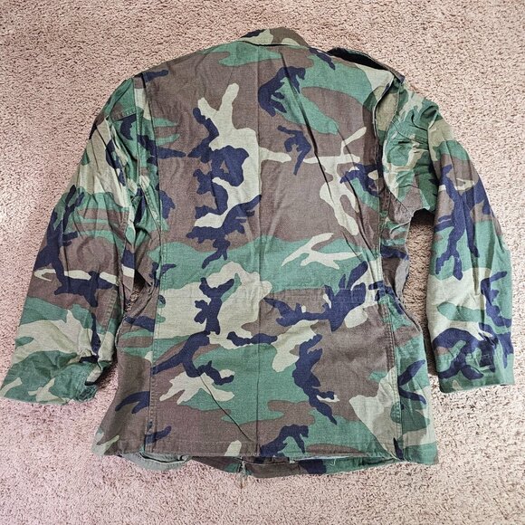 US Army Woodland M65 Field Jacket Medium Regular Engineer Brigade SSI - Picture 2 of 14